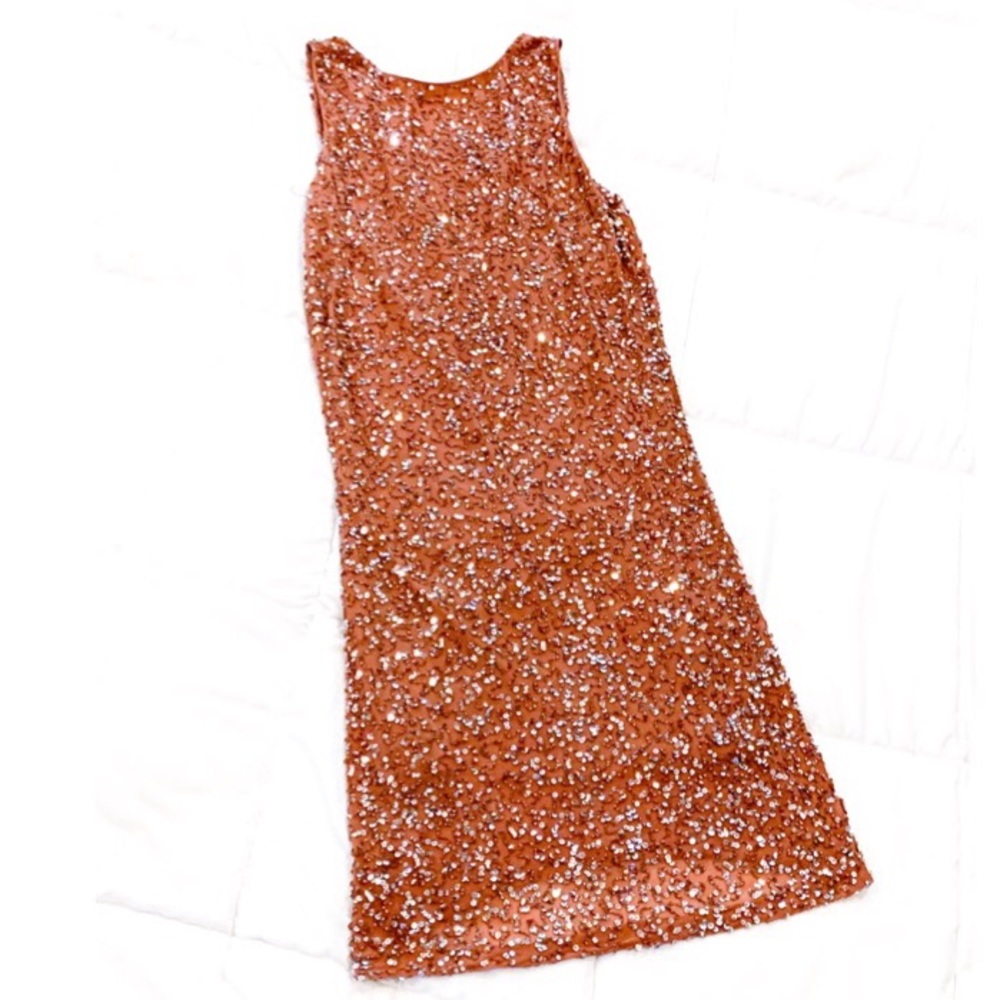🔥HOLIDAY DRESS🔥.Boston Proper Rose Sequin dress